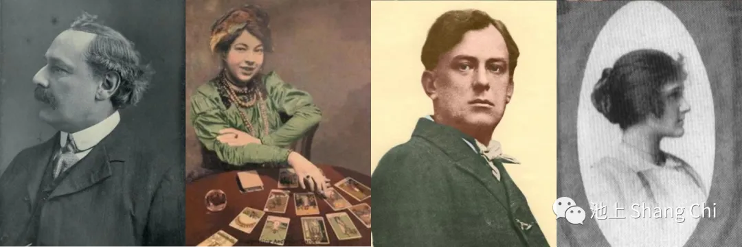 Image: Arthur Edward Waite | Pamela Colman Smith | Aleister Crowley | Lady Frieda Harris